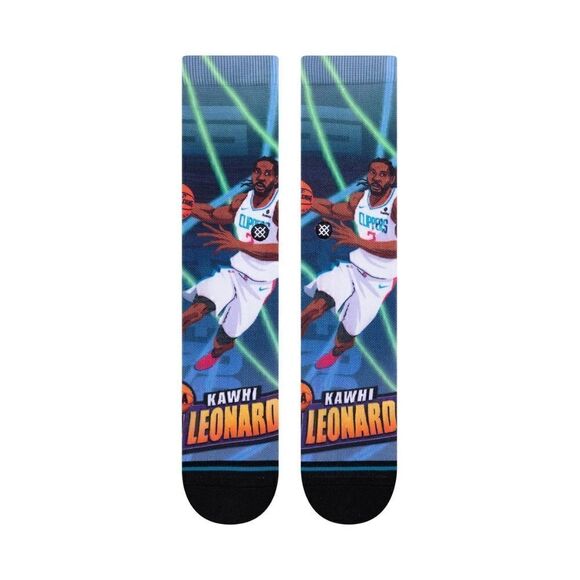 Stance NBA Kawhi Leonard Fast Break Crew Socks Los Angeles Clippers Large L New - Picture 3 of 11
